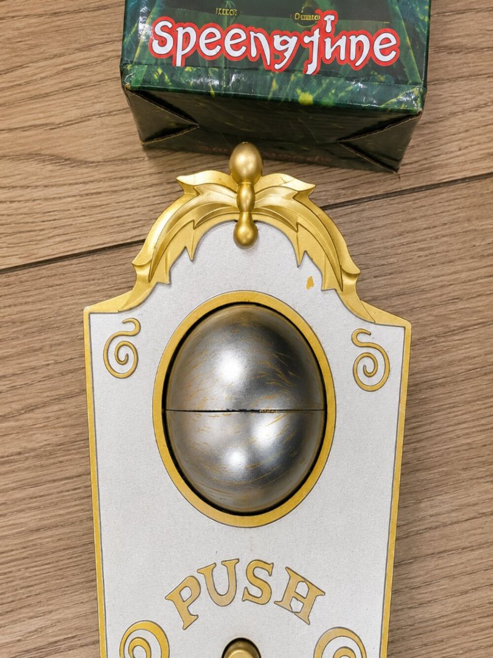 Spooky Jime Haunted Eyeball Doorbell w/ Lights & Spooky Sounds Halloween Decor